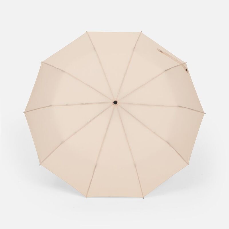 Зонт складной Cloudburst в подарочной упаковке, бежевый арт.17192.00