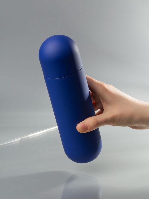 Термос Tubula Soft Touch, синий арт.19919.40