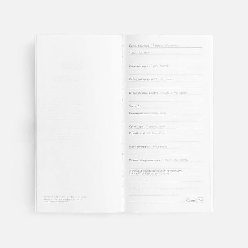 Еженедельник Baza, датированный, серый арт.18295.10