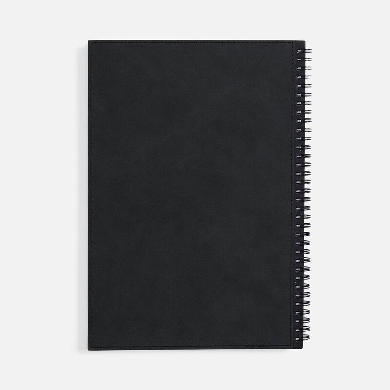 Ежедневник Notera Maxi, недатированный, черный арт.20135.30