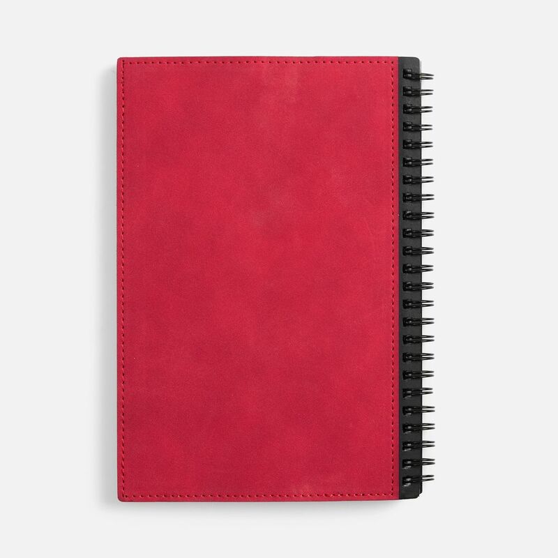 Ежедневник Notera Maxi, недатированный, красный арт.20135.50