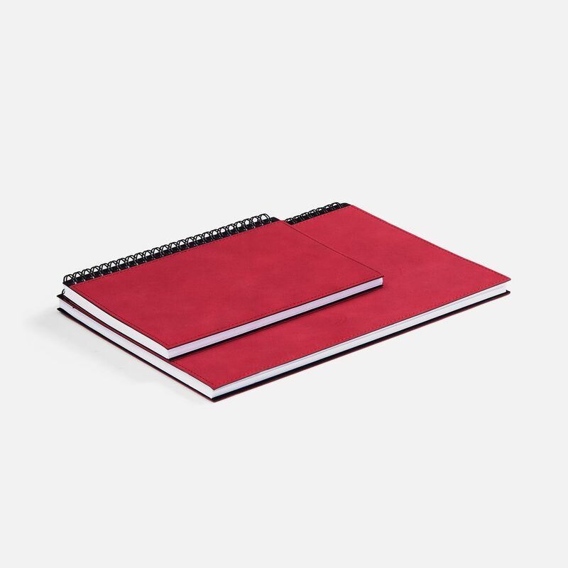 Ежедневник Notera Maxi, недатированный, красный арт.20135.50