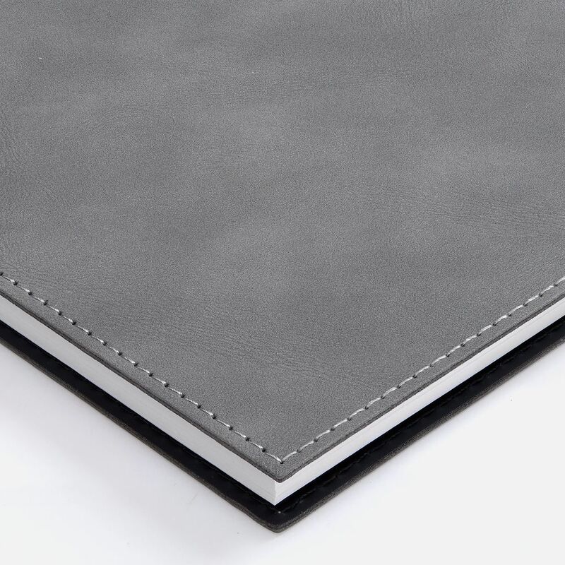 Ежедневник Notera Maxi, недатированный, серый арт.20135.10