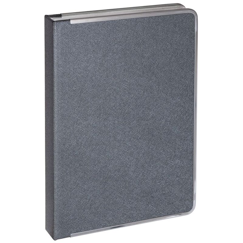 Ежедневник Frame Metal, недатированный, серый арт.21167.10