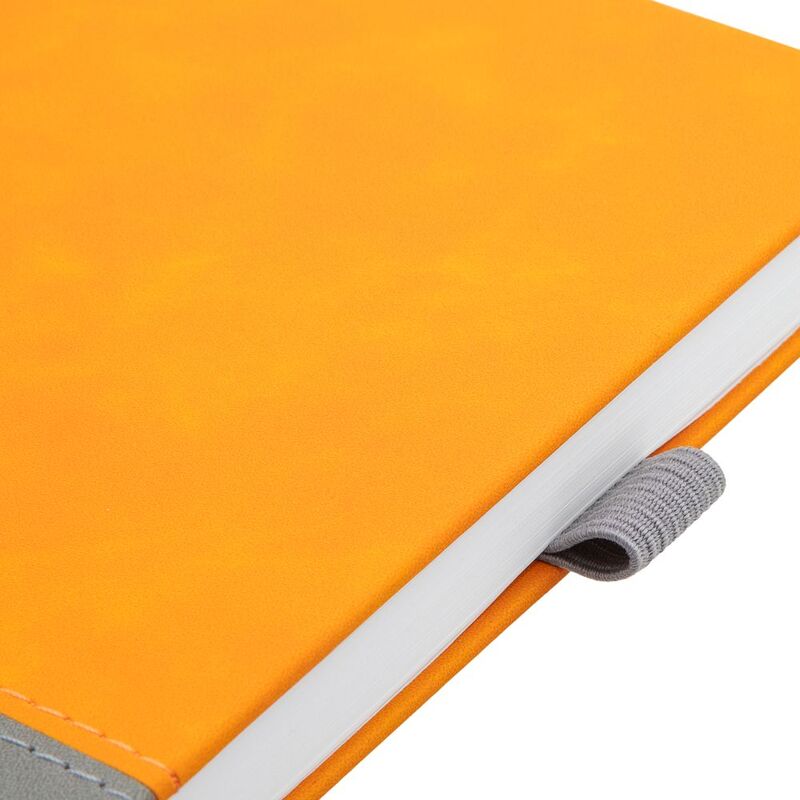 Ежедневник Horizon, недатированный, серый с оранжевым арт.21172.12