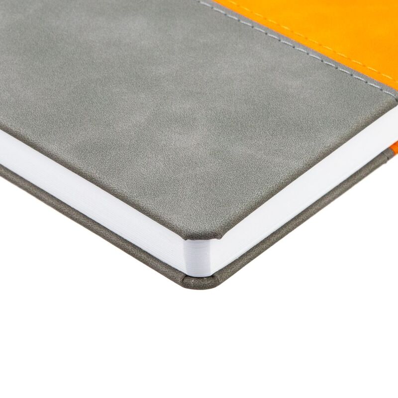 Ежедневник Horizon, недатированный, серый с оранжевым арт.21172.12