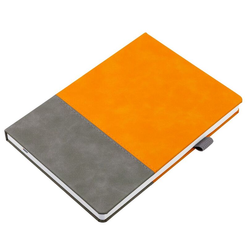 Ежедневник Horizon, недатированный, серый с оранжевым арт.21172.12