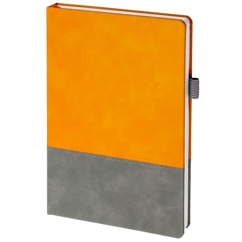 Ежедневник Horizon, недатированный, серый с оранжевым арт.21172.12