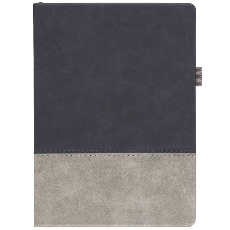 Ежедневник Horizon, недатированный, серый с черным арт.21172.13