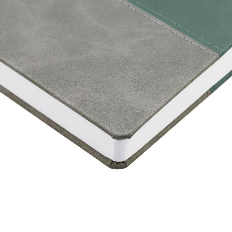 Ежедневник Horizon, недатированный, серый с зеленым арт.21172.19