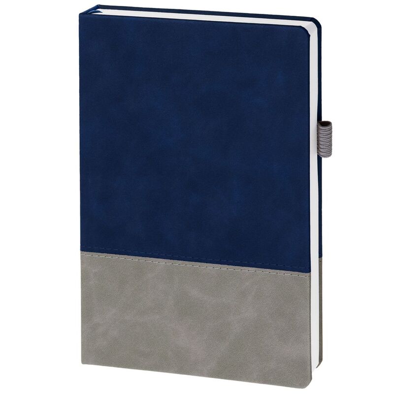 Ежедневник Horizon, недатированный, серый с синим арт.21172.41