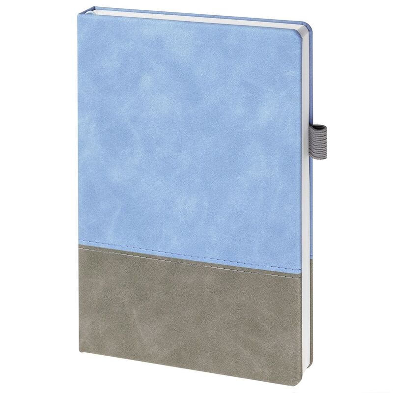 Ежедневник Horizon, недатированный, серый с голубым арт.21172.14