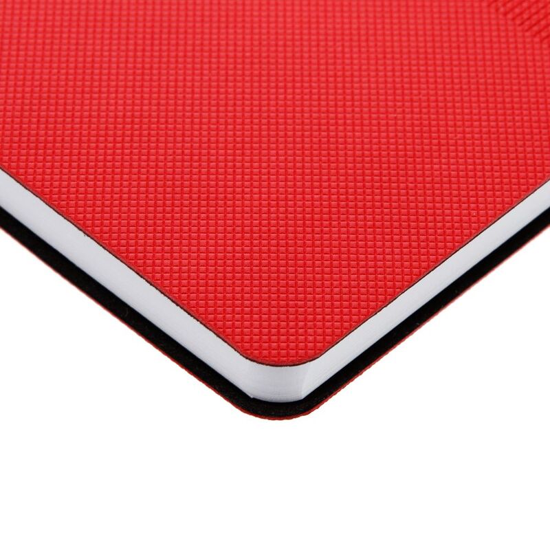 Ежедневник Knit, недатированный, красный арт.21179.50