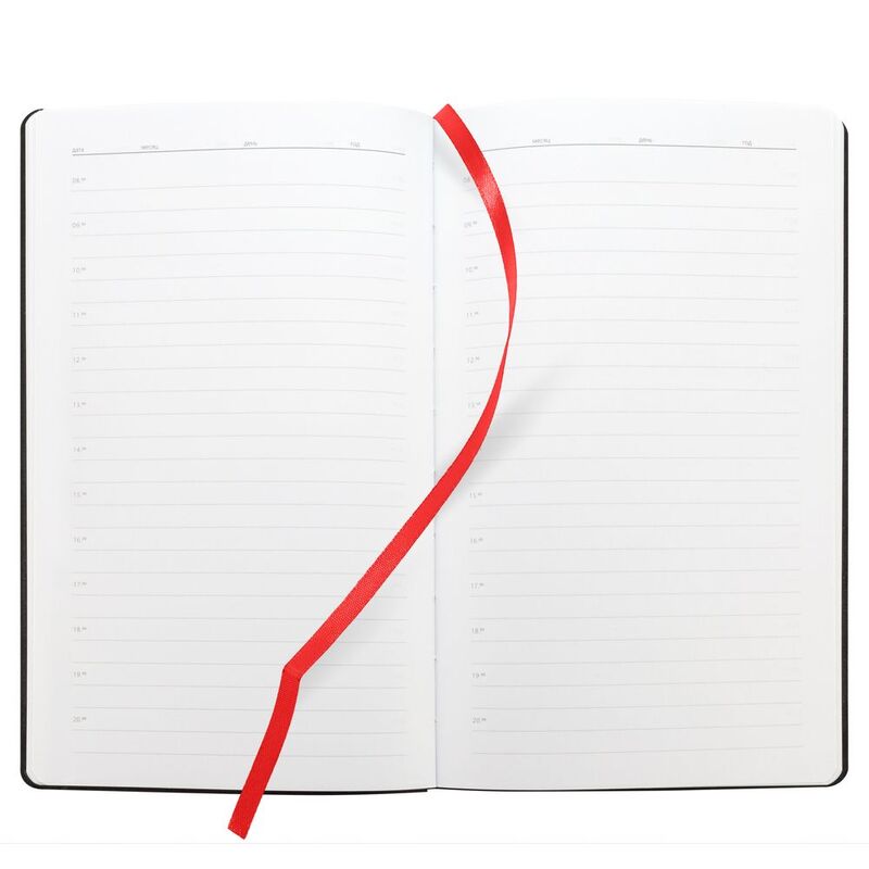 Ежедневник Knit, недатированный, красный арт.21179.50