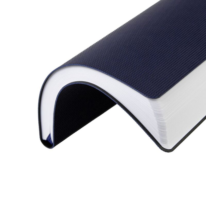 Ежедневник Knit, недатированный, темно-синий арт.21179.44