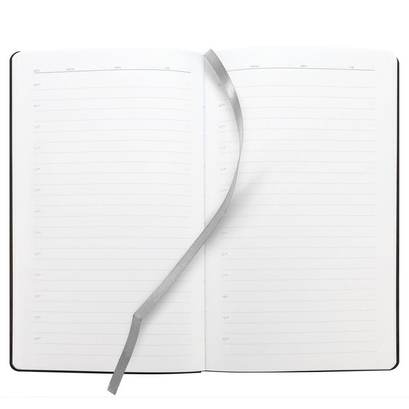 Ежедневник Knit, недатированный, темно-серый арт.21179.11