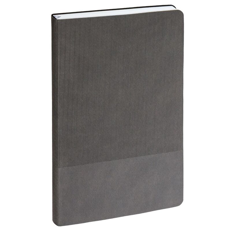 Ежедневник Knit, недатированный, темно-серый арт.21179.11