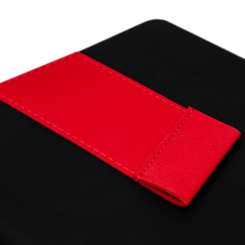 Ежедневник Bookmark, недатированный, черный с красным арт.21180.35