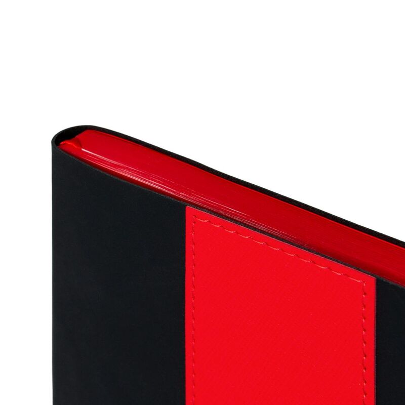 Ежедневник Bookmark, недатированный, черный с красным арт.21180.35