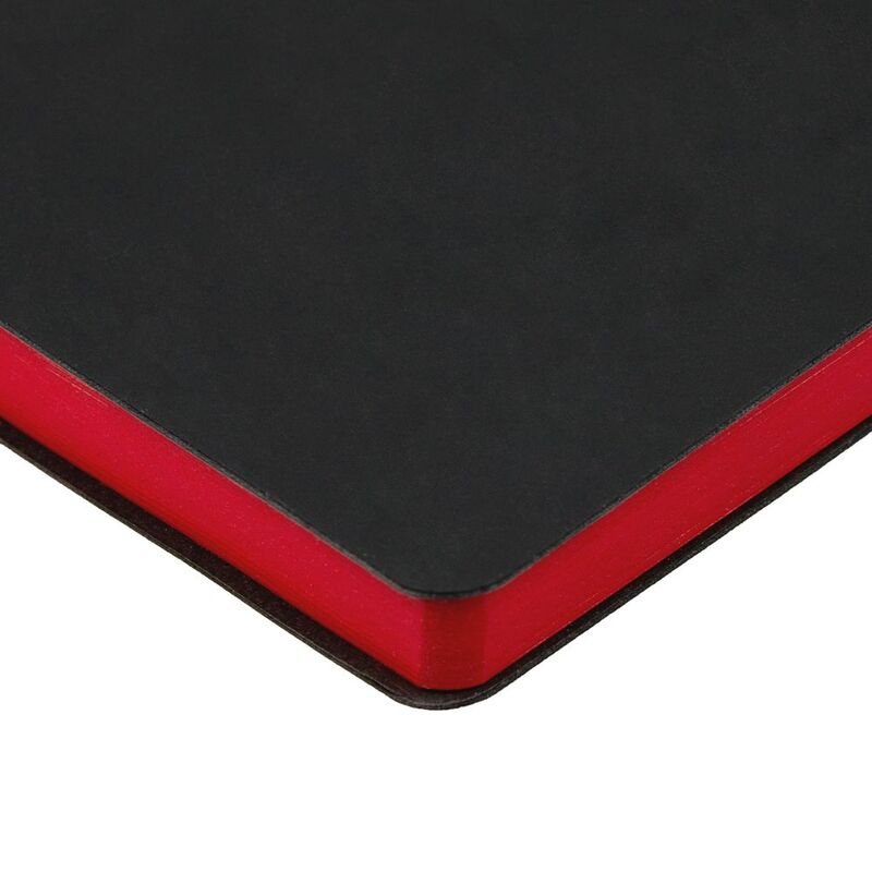 Ежедневник Bookmark, недатированный, черный с красным арт.21180.35