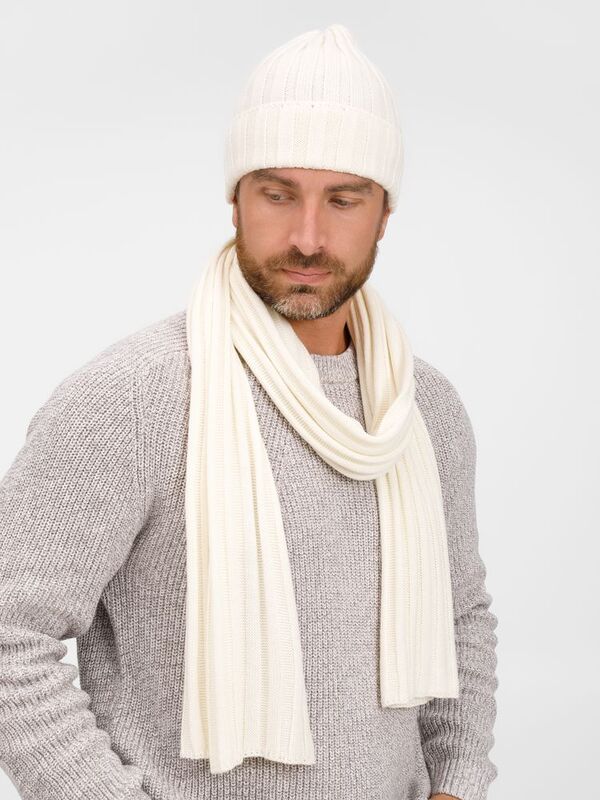 Шарф Metelitsa, белый (молочный) арт.19243.61