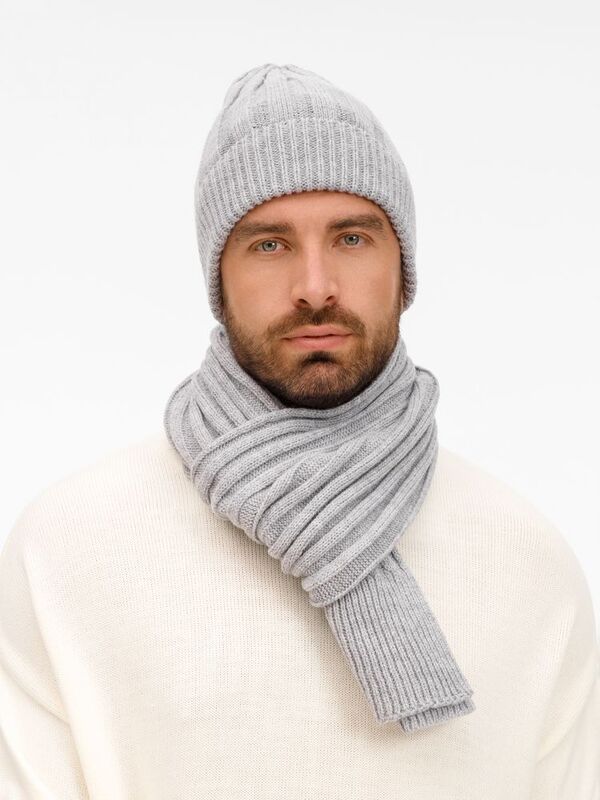 Шапка Bellish, светло-серый меланж арт.19244.31