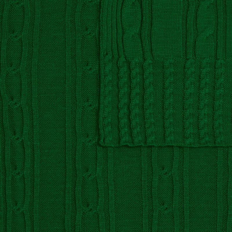 Плед Remitti, глубокий зеленый арт.19246.93