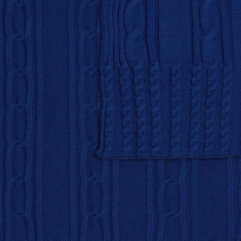 Плед Remitti, темно-синий (кобальт) арт.19246.46