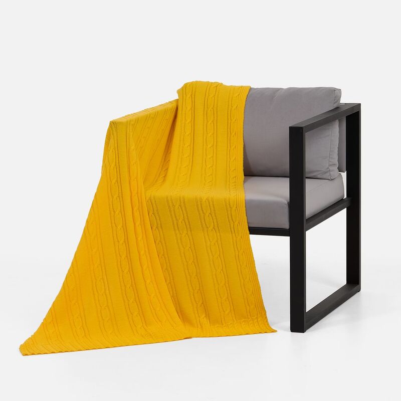 Плед Remitti, желтый арт.19246.80