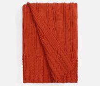 Плед Remitti, оранжевый (морковь) арт.19246.20