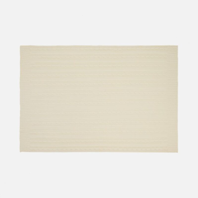 Плед Remitti, белый (молочный) арт.19246.61