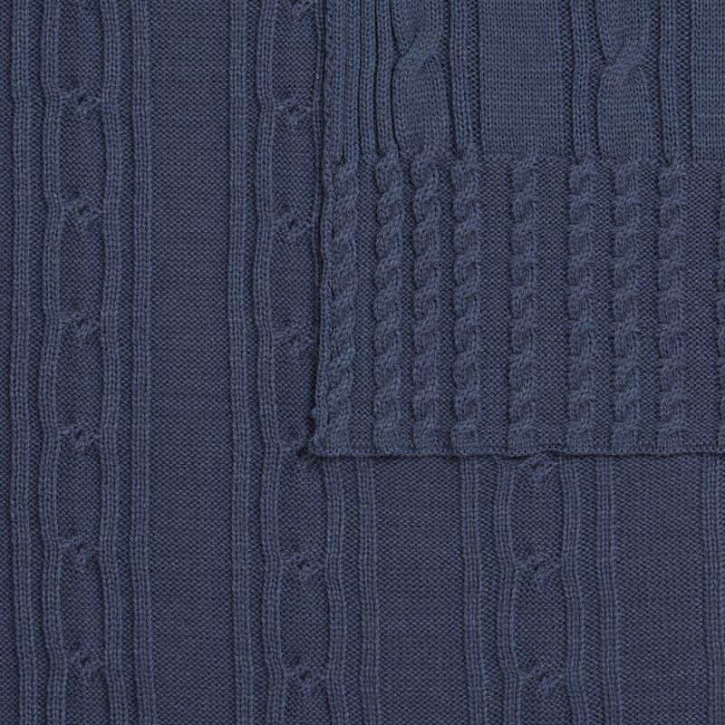 Плед Remitti, серо-синий (сланец) арт.19246.27