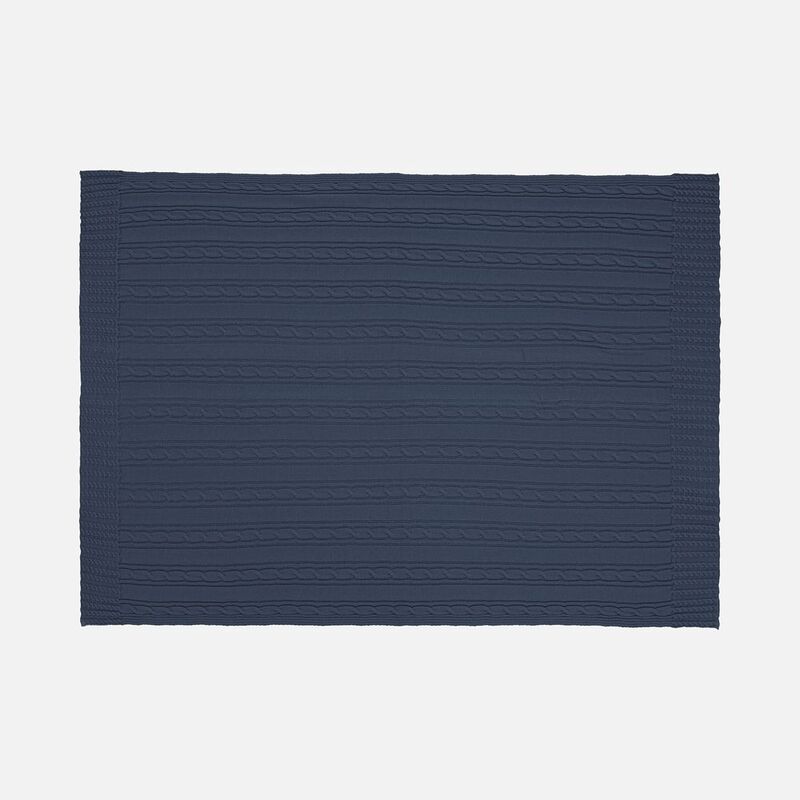 Плед Remitti, серо-синий (сланец) арт.19246.27