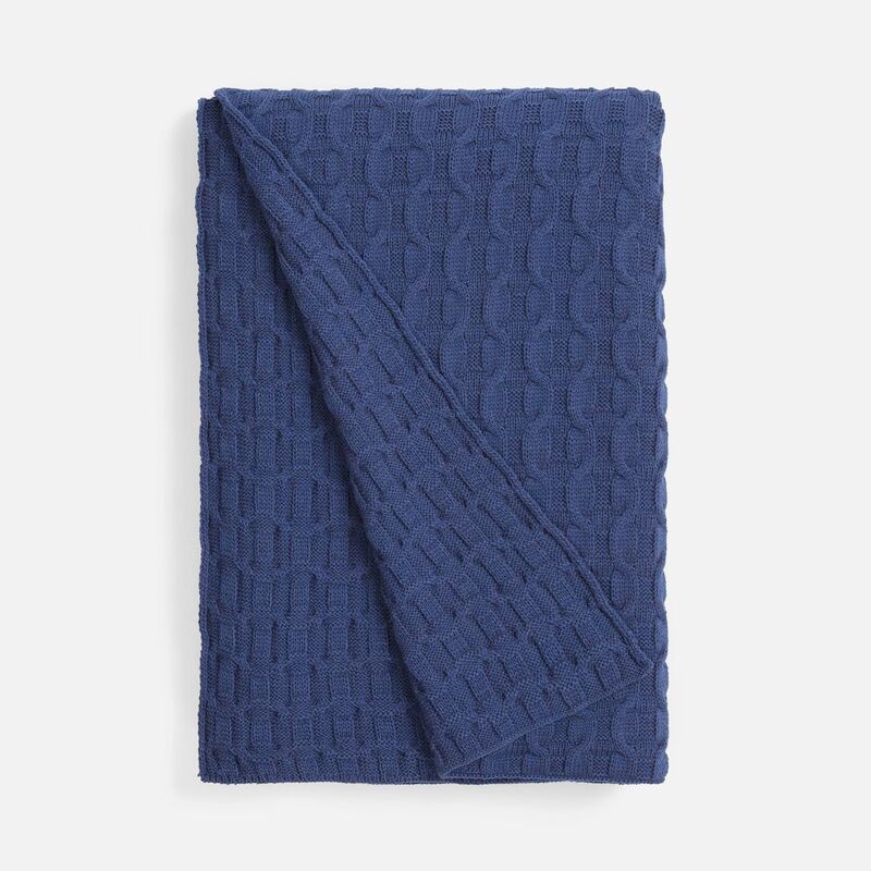 Плед Braidera, синий (черника) арт.19247.47