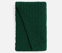 Плед Braidera, темно-зеленый (хвойный) арт.19247.92