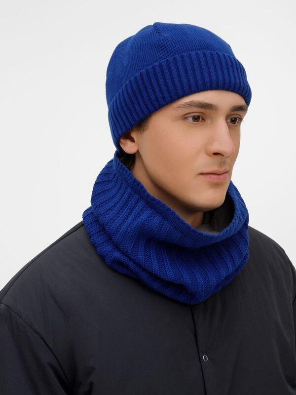 Шапка ComFleece, темно-синяя (кобальт) арт.19249.46