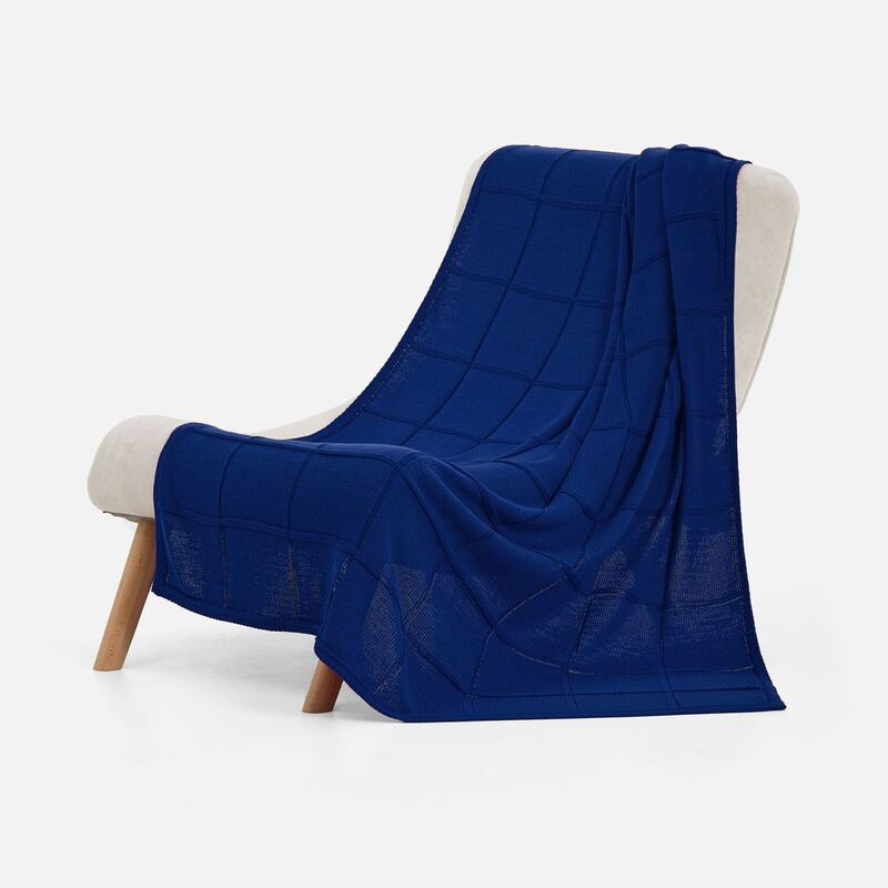 Плед Chainfield, темно-синий (кобальт) арт.19253.46