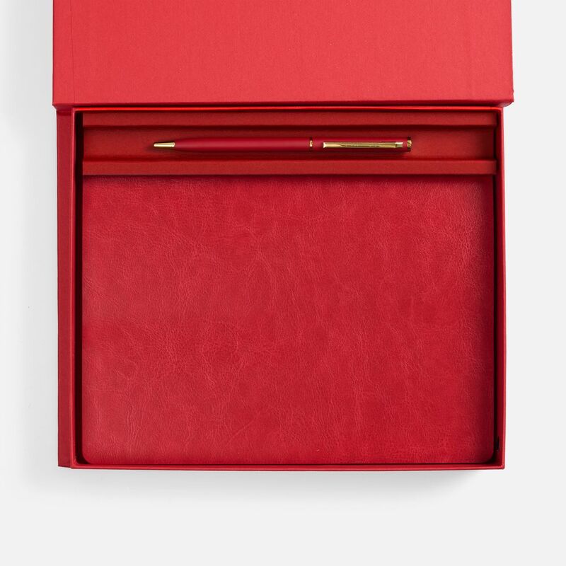 Набор Nebraska Flex, красный с золотистым арт.20128.50