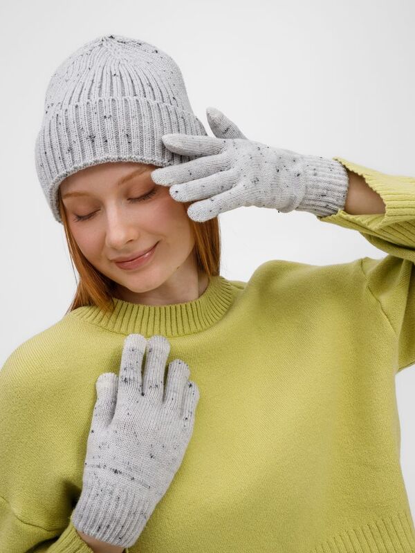 Шапка Spotti, светло-серая арт.28894.11