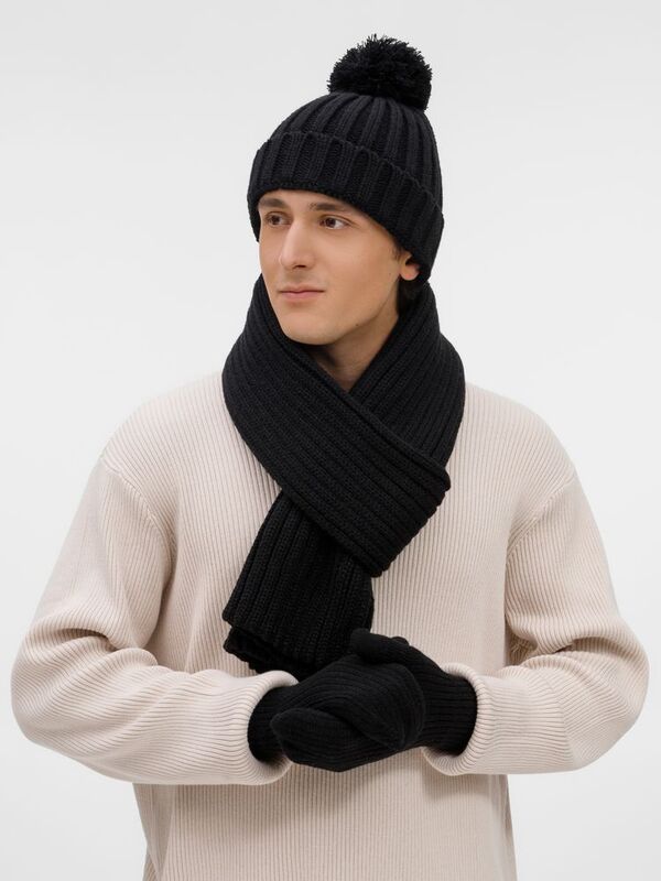 Шапка HappyGo, черная арт.28897.30