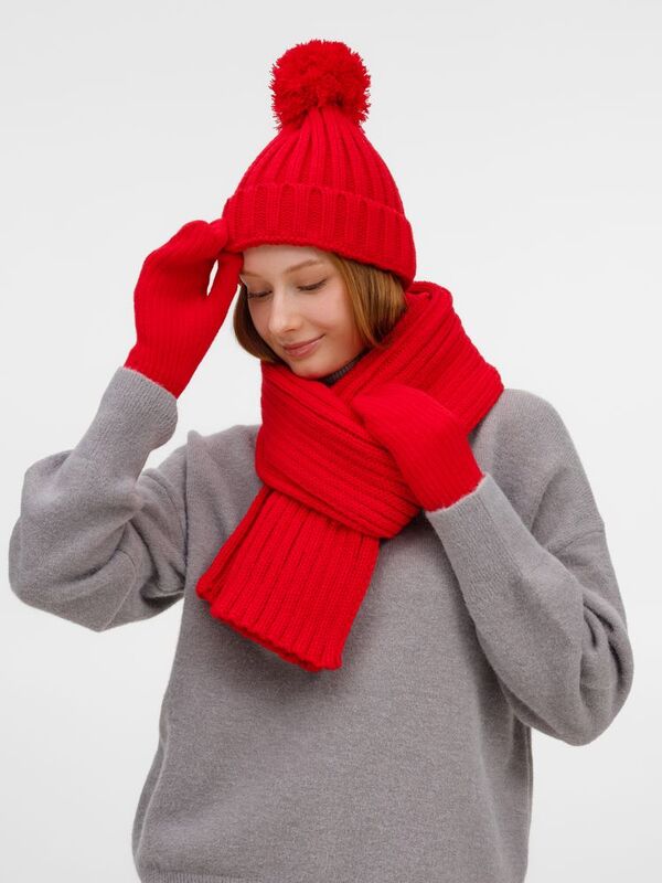 Шапка HappyGo, красная арт.28897.50