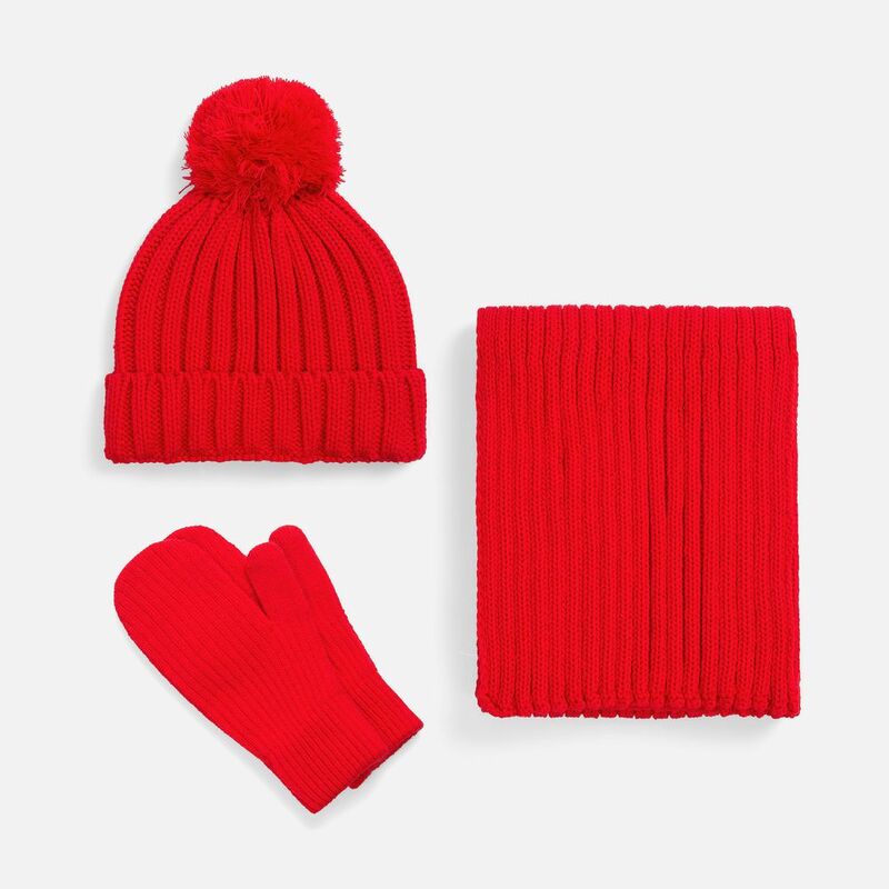 Шарф HappyGo, красный арт.28899.50