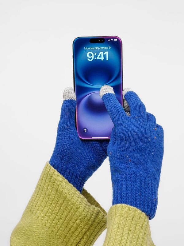 Перчатки сенсорные Spotti Senso, синие арт.28900.44