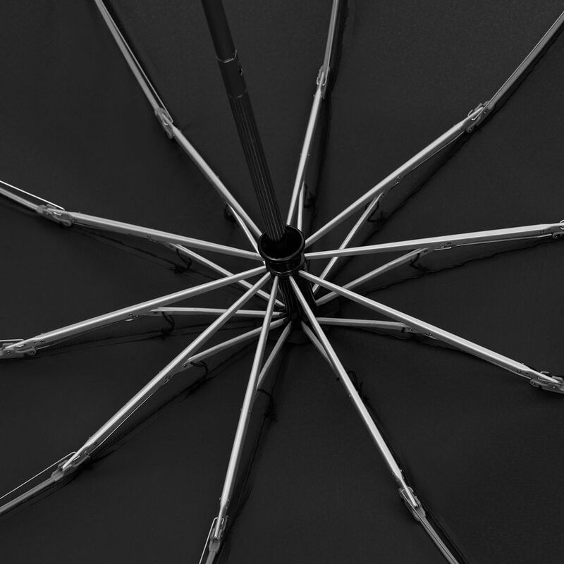 Зонт обратного сложения Norsken с фонариком, черный арт.20178.30