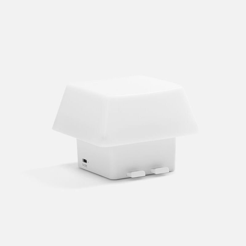 Светильник с подставкой для смартфона Knoppi, белый арт.18398.60