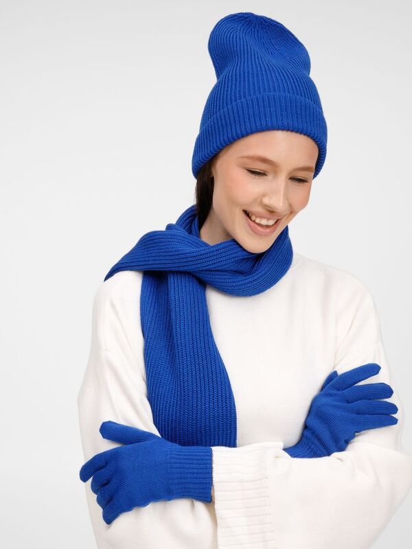 Перчатки Nobilis Mono, королевский синий арт.19252.77