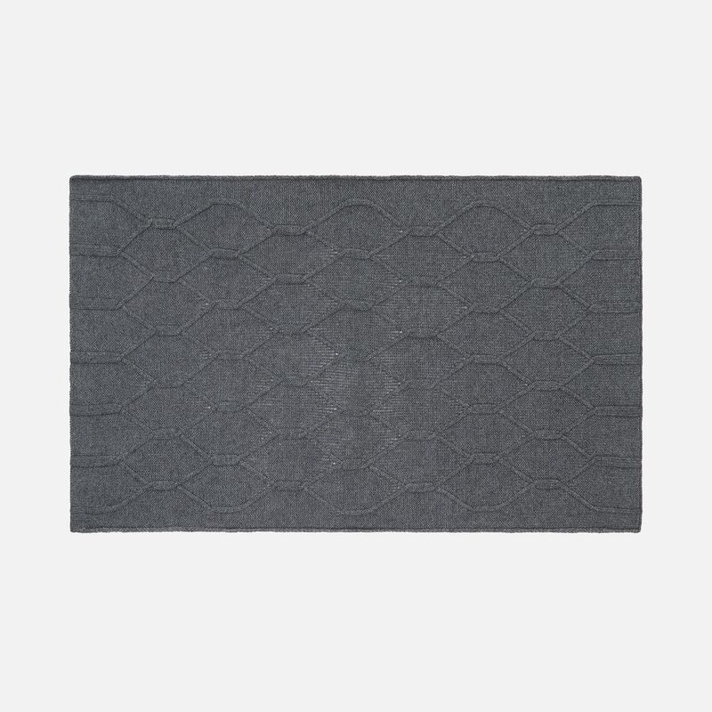 Плед Curve Verve, серый меланж (маренго) арт.20706.28