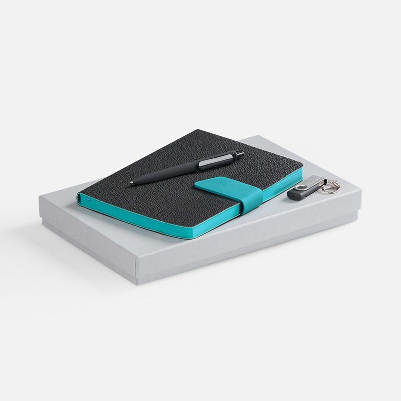 Набор Boom Memory, черный с бирюзовым арт.22200.30