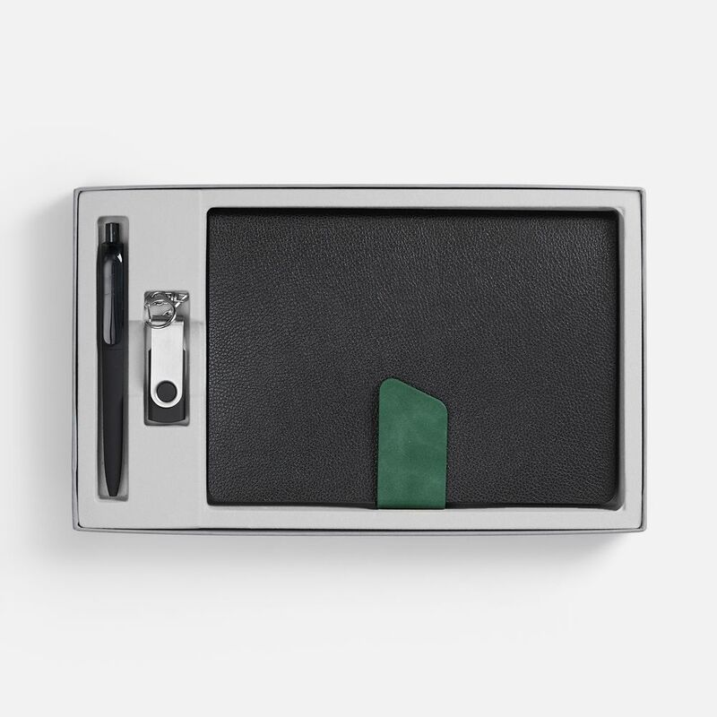 Набор Boom Memory, черный с зеленым арт.22200.39