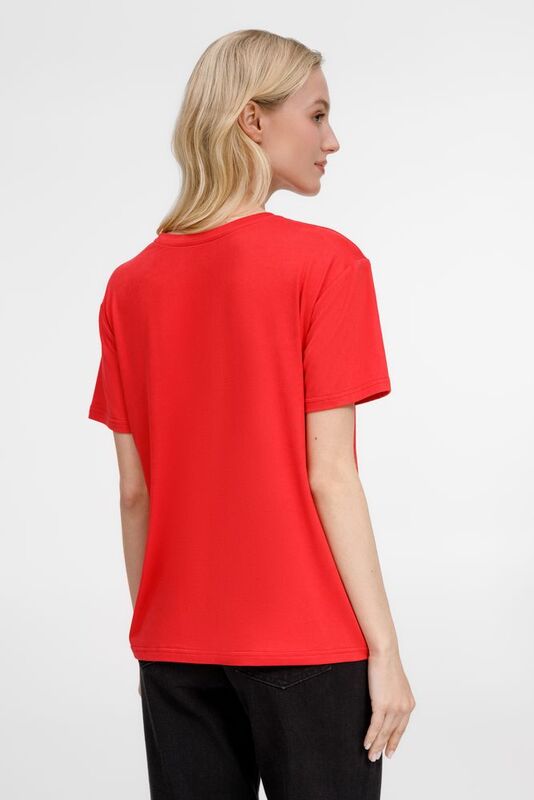 Футболка унисекс Senti, красная арт.20185.50